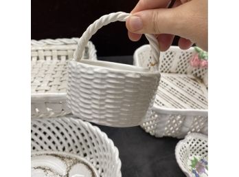 Ceramic Woven Baskets Made In Italy And Portugal
