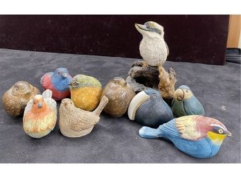 Collection Of Bird Figurines