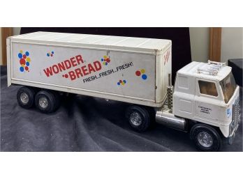 Vintage ERTL Metal Toy Semi Truck Hostess/Wonder Bread
