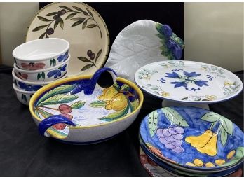 Colorful Italian Hand Painted Dishes/Pottery