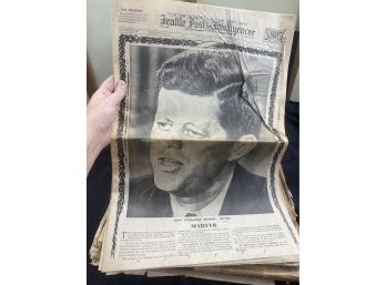 Vintage Seattle Post Intelligencer Kennedy Assassination