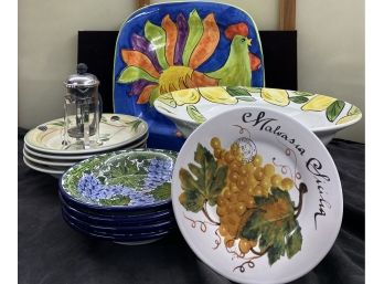 Colorful Italian Pottery Dishes