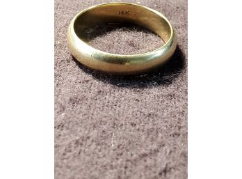 14 Karat Gold Ring (wedding Band)