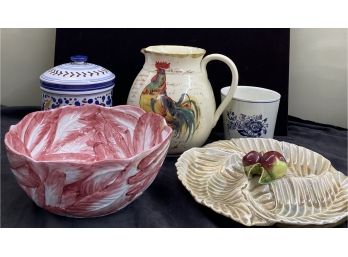Colorful Italian Hand Painted Pottery/Dishes