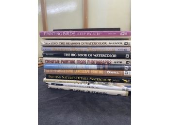 Big Lot Of Drawing And Painting Books