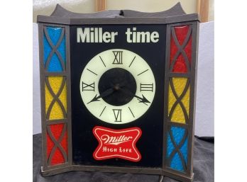 Vintage Miller High Life Beer Sign/Clock