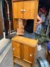 Unusual Kitchen Utility Cabinet With Matching Top