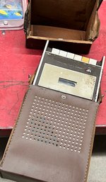 Zenith Cassette Player Recorder In Browncase