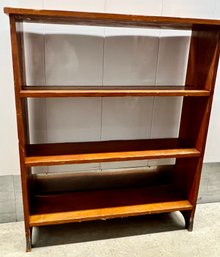Wooden Three Shelf Bookcase, 37' W, 44' T