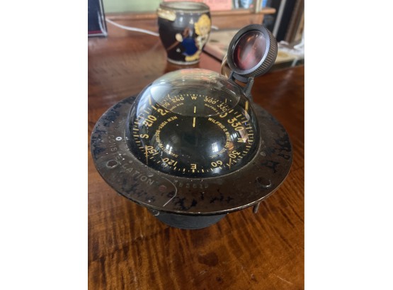 Wilfred O. White And Sons Binnacle KELVIN Compass With Night Light