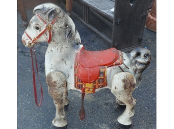 Mobo Steel Ride-on Child's Hobby Horse, Ca 1950s