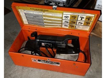Black & Decker Electric Portable Band Saw, In Orig Metal Case