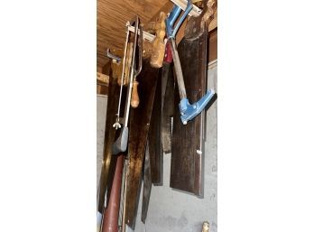 8 Misc Hand Saws Along With 4 Hack Saws