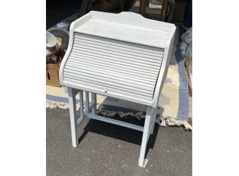 Painted White Mission Look  Childs Lift Top Small Desk