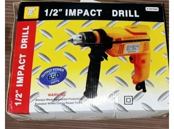 TE 1/2' Impact Drill, Mint In Box