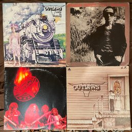 Lot Of 4 Vinyl Records  - The Outlaws & Graham Parker