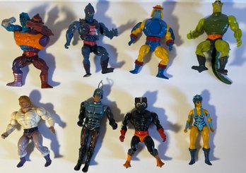 Vintage 1980s Masters Of The Universe Action Figures MOTU He-Man - Lot Of 8