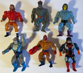 Vintage 1980s Masters Of The Universe Action Figures MOTU He-Man - Lot Of 6