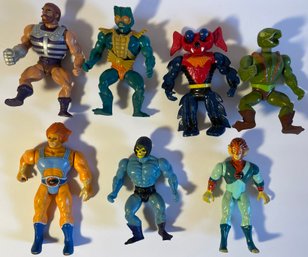 Vintage 1980s Masters Of The Universe Action Figures MOTU He-Man - Lot Of 7