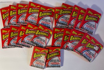 22 Unopened Topps 1991 Wax Packs Baseball Cards