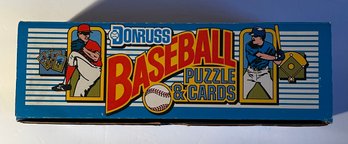 1989 Donruss Baseball Puzzle & Cards Set - All 12 Original Packs Are Sealed