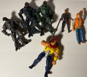 Variety Of Action Figures - Lot Of 6- McFarlane Hero Reach, Ninja Conan Etc.