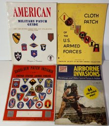 Lot Of 4 WWII Books / Patch Guides / Airborne Invasions Action Photo Book - World War 2