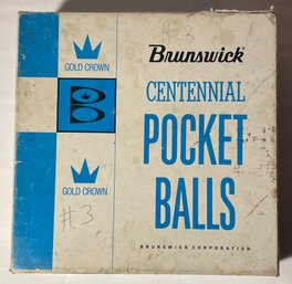 Billiard Ball Set (Pocket Balls)- Complete 1-15 Plus Cue Ball In A Box