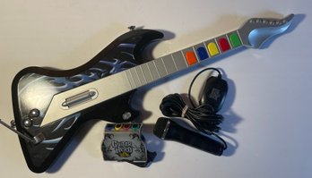 Guitar Hero Video Game Accessories- Guitar, Microphone, On Tour Grip Controller