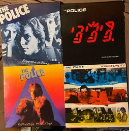4 THE POLICE Vinyl Records