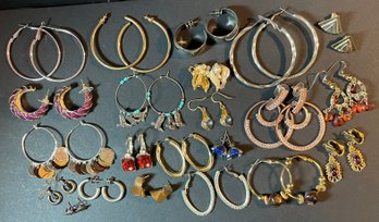 Lot Of 22 Pair Of Vintage Earrings