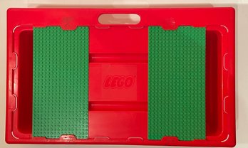 Lego Vintage Lap Table With Storage & Sliding Green Building Bases - 1998 - 20'x12'