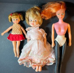 Lot Of 3 1960's Barbie / Penny Brite / Mattell  Dolls