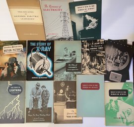 General Electric Ephemera - 14 Pieces Of Mid-Century History Booklets
