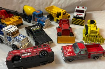 10 Toy Cars - Matchbox, Hot Wheels And More - See Pics For Models, Condition & Age