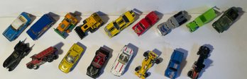 17 Toy Cars - Matchbox, Hot Wheels And More - See Pics For Models, Condition & Age
