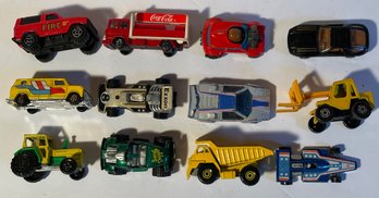 12 Toy Cars - Matchbox, Hot Wheels And More - See Pics For Models, Condition & Age