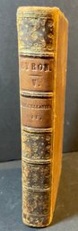 Antique Book - MISCELLANIES By Lord Byron - 1837