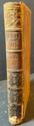 Antique Book - TALES By Lord Byron - 1837