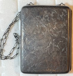 Antique British Sterling Silver Pocket Notebook By George John Richards Mid 1800s Or Later - 110 Grams