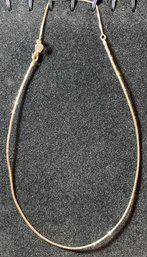Italian Silver Necklace Marked 925 Italy, KA 1772 - Approx. 19'' Length