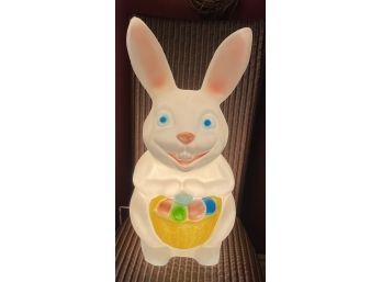 Easter Bunny Blow Mold 23' Lighted And Works - By Empire