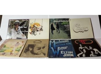 Lot Of 8 Vintage Vinyl Records 1008