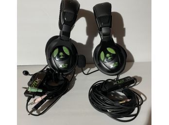 Two Pairs Gaming Headphones - Turtle Beach Ear Force X12