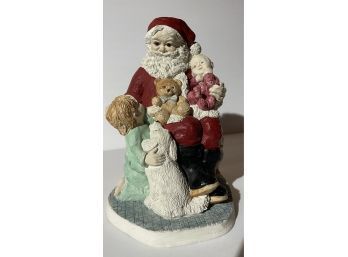 Legend Of Santa Claus 'On Santa's Knee' By Suzan Bradford Limited Edition