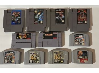 Nintendo Game Cartridges - Lot Of 11