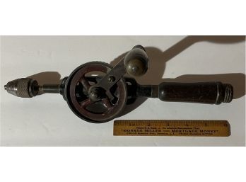 Wooden Handled Made In Germany Hand Drill