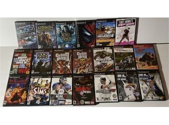 Sony Playstation 2 Lot Of 20 Games - All Complete