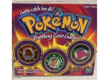 Pokemon Battling Coin Game - 3 Different Coins 1999