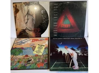 Lot Of  4 Vinyl Records - Talking Heads, Elton John, Modern English, Men At Work